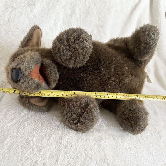 Folkmanis Sitting Brown Dog Hand Puppet 14” FolkTails Theater Pretend Toy - Picture 6 of 6